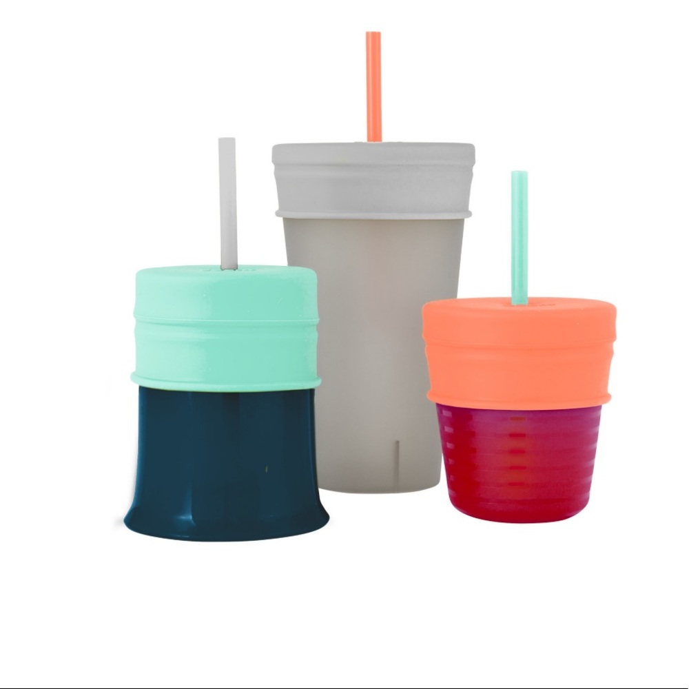 BOOM Snug Straw UNIVERSAL SILICONE STRAW LIDS NEW